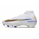 Nike Zoom Mercurial Superfly 10 Elite FG Blanc Or Bleu