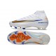 Nike Zoom Mercurial Superfly 10 Elite FG Blanc Or Bleu