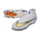 Nike Zoom Mercurial Superfly 10 Elite FG Blanc Or Bleu