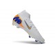 Nike Zoom Mercurial Superfly 10 Elite FG Blanc Or Bleu
