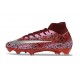 Nike Zoom Mercurial Superfly 10 Elite FG Rouge Argent