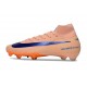 Nike Zoom Mercurial Superfly 10 Elite FG Orange Bleu