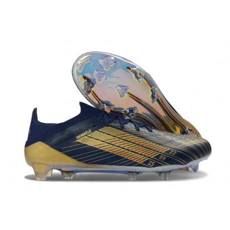Crampons Adidas F50 Elite FG Noir Or
