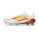 Crampons Adidas F50 Elite FG Blanc Or