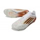 Crampons Adidas F50 Elite FG Blanc Or