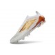 Crampons Adidas F50 Elite FG Blanc Or