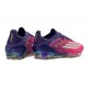 Crampons Adidas F50 Elite FG Rose Blanc