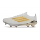 Chaussure adidas F50+ Elite FG Blanc Or