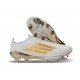 Chaussure adidas F50+ Elite FG Blanc Or