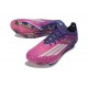 Chaussure adidas F50+ Elite FG Rose Violet Blanc