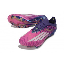 Chaussure adidas F50+ Elite FG Rose Violet Blanc