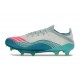 Chaussure adidas F50+ Elite FG Messi Blanc Ftwr Rose Lucide Flash Aqua
