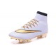 Nouveaux 2016 Crampon Nike Mercurial Superfly FG Blanc Or