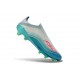 adidas F50+ Laceless FG X Messi Blanc Ftwr Rose Lucide Flash Aqua
