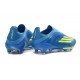 adidas Chaussures de football F50+ Laceless FG MESSI Equipe Bleu Royal Jaune Solaire Bleu Semi Eclatant