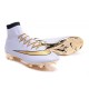 Nouveaux 2016 Crampon Nike Mercurial Superfly FG Blanc Or