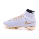Nouveaux 2016 Crampon Nike Mercurial Superfly FG Blanc Or
