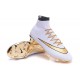 Nouveaux 2016 Crampon Nike Mercurial Superfly FG Blanc Or
