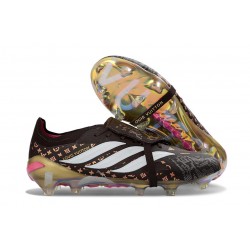 adidas Predator Foldover Tongue Elite FG Noir Or Blanc