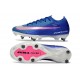 New Nike Zoom Mercurial Vapor XVI Elite SG Bleu Rapide Blanc