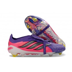 adidas Predator Foldover Tongue Elite FG Violet Rose