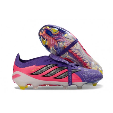 adidas Predator Foldover Tongue Elite FG Violet Rose