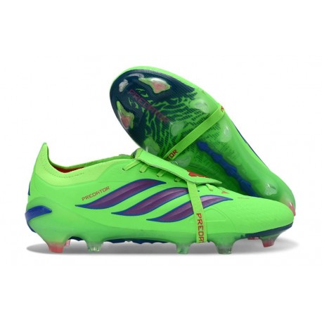 adidas Predator Foldover Tongue Elite FG Vert Violet