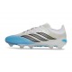 Chaussure adidas Predator Elite FG Blanc Bleu Noir