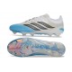 Chaussure adidas Predator Elite FG Blanc Bleu Noir