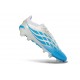 Chaussure adidas Predator Elite FG Blanc Bleu Noir