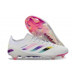 Chaussure adidas Predator Elite FG Blanc Rose