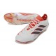 Chaussure adidas Predator Elite FG Blanc Rouge Noir