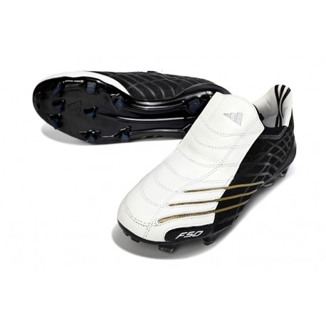 Chaussure Adidas F50 Spider Elite FG Noir Blanc