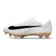 Crampons Nike Mercurial Vapor 17 Elite FG Nouvelle Blanc Noir Or