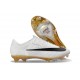 Crampons Nike Mercurial Vapor 17 Elite FG Nouvelle Blanc Noir Or