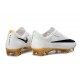 Crampons Nike Mercurial Vapor 17 Elite FG Nouvelle Blanc Noir Or