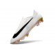 Crampons Nike Mercurial Vapor 17 Elite FG Nouvelle Blanc Noir Or