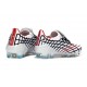 Chaussure Adidas F50 Spider Elite FG Blanc Rouge Bleu