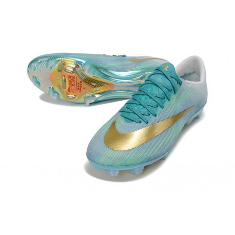 Crampons Nike Mercurial Vapor 17 Elite FG Nouvelle Vert Or