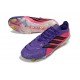 Chaussure adidas Predator Elite FG Violet Rose Noir
