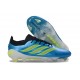 Chaussure adidas Predator Elite FG Bleu Vert Citron