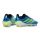 Chaussure adidas Predator Elite FG Bleu Vert Citron