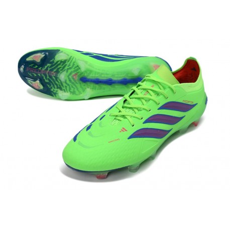 Chaussure adidas Predator Elite FG Vert Bleu