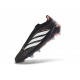 Crampons de Foot adidas Predator Laceless Elite FG Noir Blanc