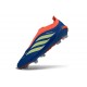 Crampons de Foot adidas Predator Laceless Elite FG Bleu Orange Vert Citron
