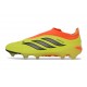 Crampons de Foot adidas Predator Laceless Elite FG Jaune Orange Noir