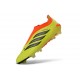 Crampons de Foot adidas Predator Laceless Elite FG Jaune Orange Noir