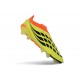 Crampons de Foot adidas Predator Laceless Elite FG Jaune Orange Noir