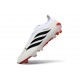 Crampons de Foot adidas Predator Laceless Elite FG Blanc Noir Rouge
