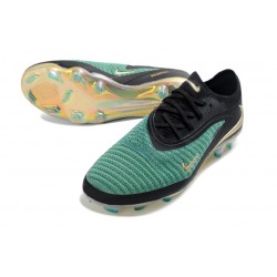 Chaussures de Foot Nike Phantom 6 Elite FG Vert Noir Or